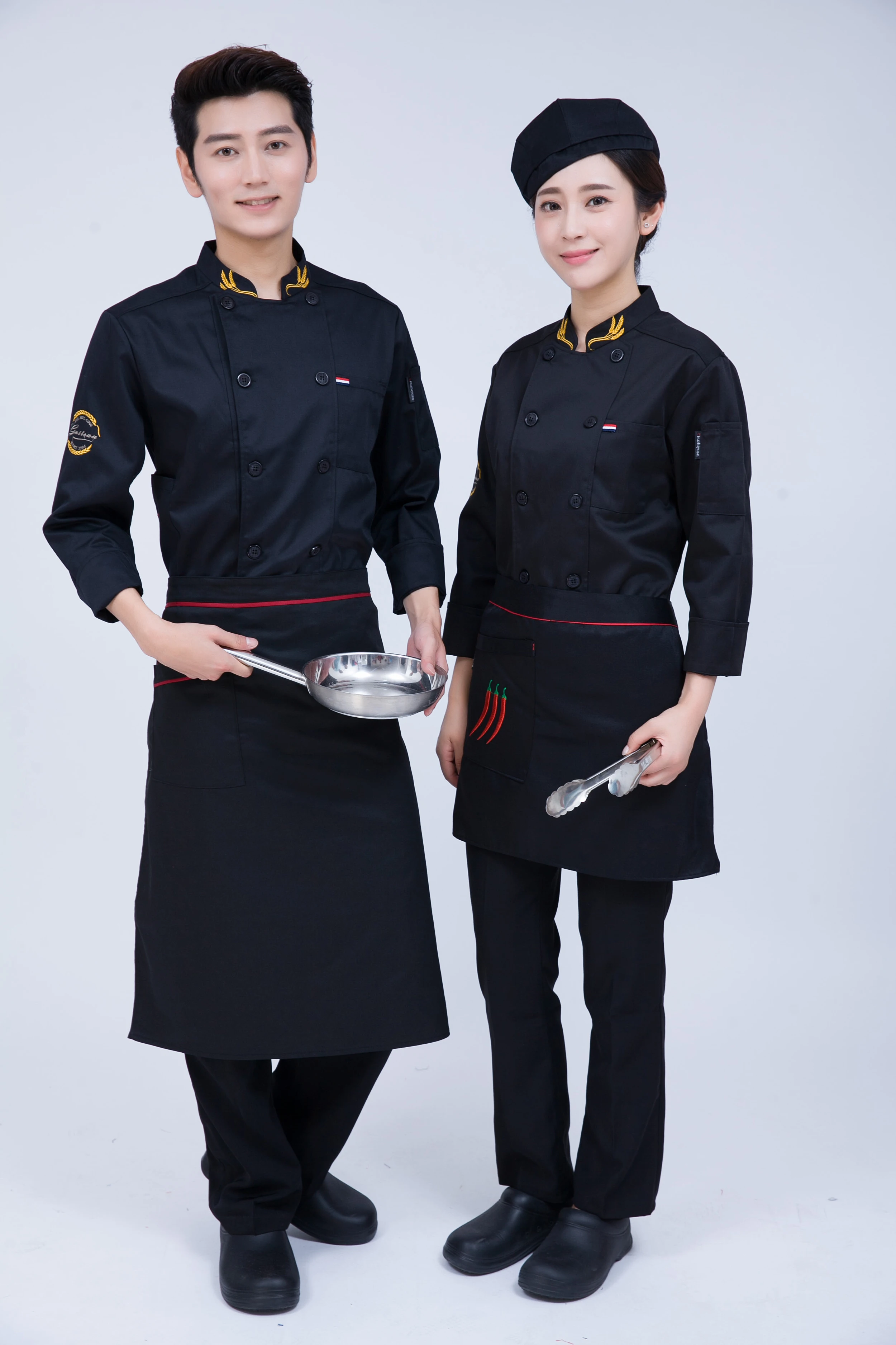 Chef Uniform Factory Superior Quality  Hotel Kitchen Uniform Executive Chef Uniform Chef Restaurant