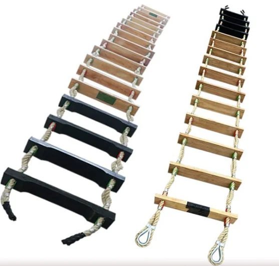 ISURE IMO Approved Marine Wooden Pilot Ladder/ IMO Approved Pilot Rope Ladder for Sale