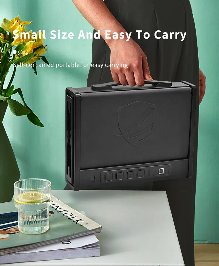CEQSAFE China Portable Security Safe Box Combination Digital Safe Box Biometric Gun Safe details