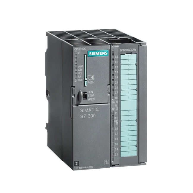 6ES7312-5BF04-0AB0 SIMATIC S7-300, CPU 312C Compacte CPU met MPI, 10 DI/6 DQ Gloednieuwe originele producten van Siemens