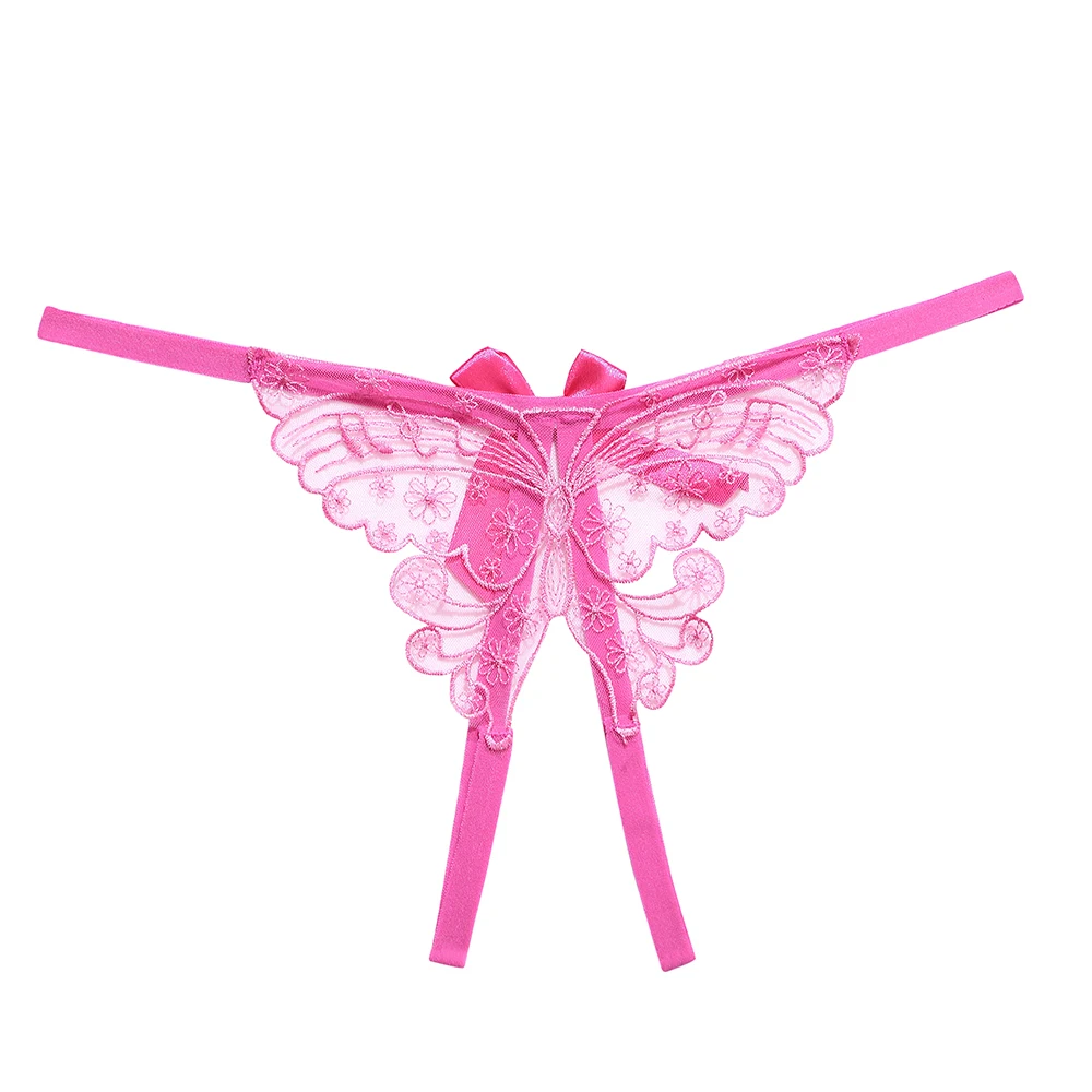 S M L Lingerie Butterfly Open