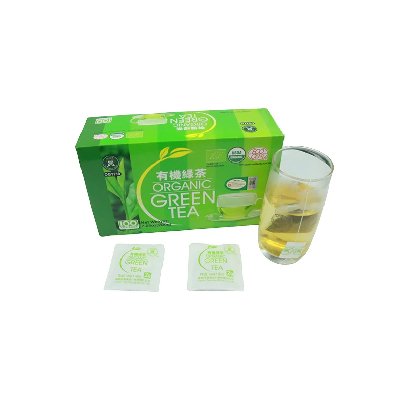 FC48 50g Organic Green Tea Bag OGT720