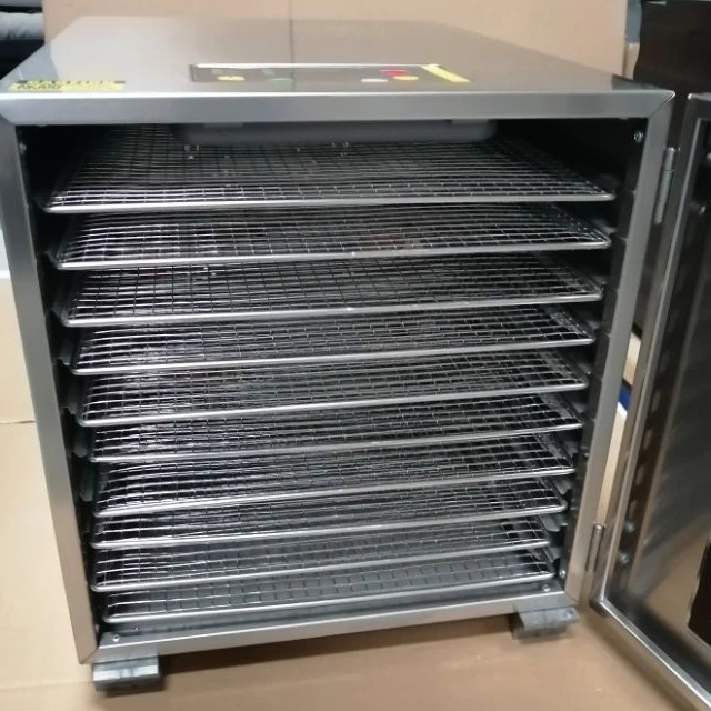 FD10A Commercial 10 Tray Vegetable Fruit Dehydrator Stainless Steel Ordinary Product 33*37*47cm 0-24 Hour Provided 29*37cm 30-90 - Image 5