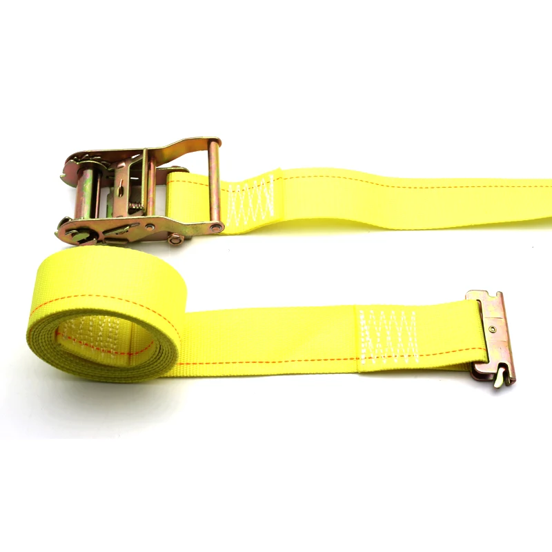 product high quality 10m e truck cargo lashing belt wholesale pe polyester pp material with j flat hook gs certified-1