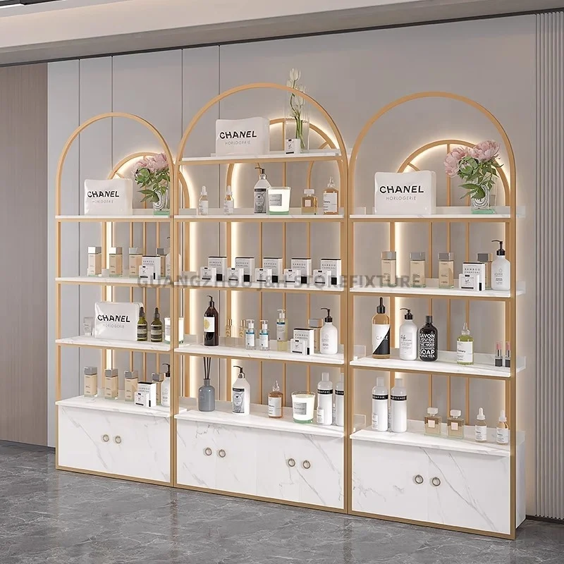 New Arrival Makeup Cosmetics Display Racks Wholesale Cosmetic Display Stands Modern Display Rack for Cosmetic Items