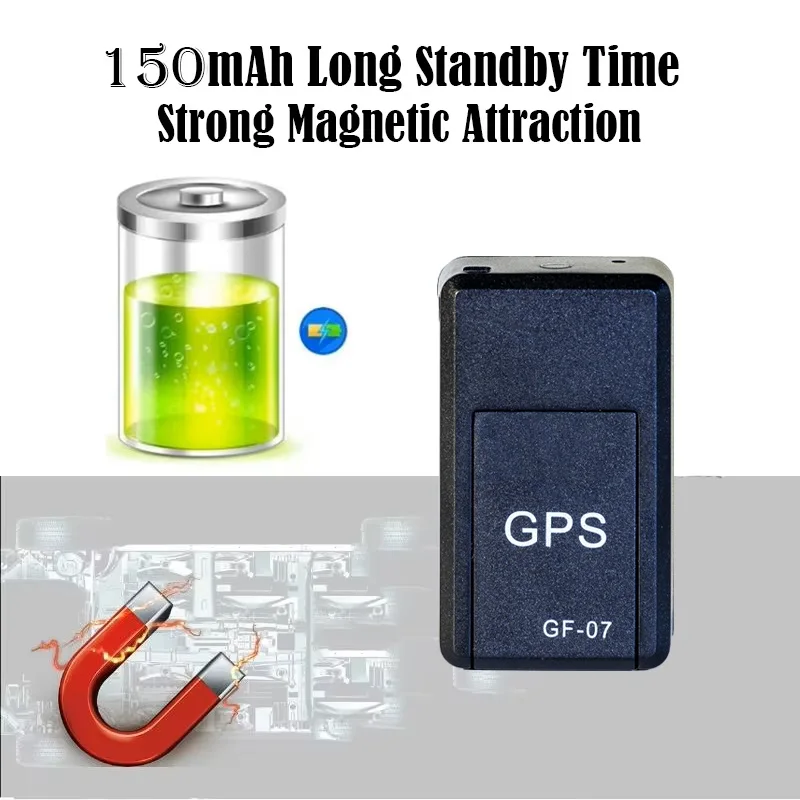Gf07 Small Gf-07 Spy Mini With Voice Recorder Hidden Portable Magnetic Mini Tiny  Gsm Gps Tracker Gf 07 Locator Micro Rastreador