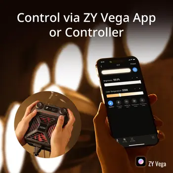 ZHIYUN MOLUS G300 300W COB Bi-Color LED Video Light, Bowens Mount, 500W MAX Extreme Mode, App Control, Ultra Quiet detail image