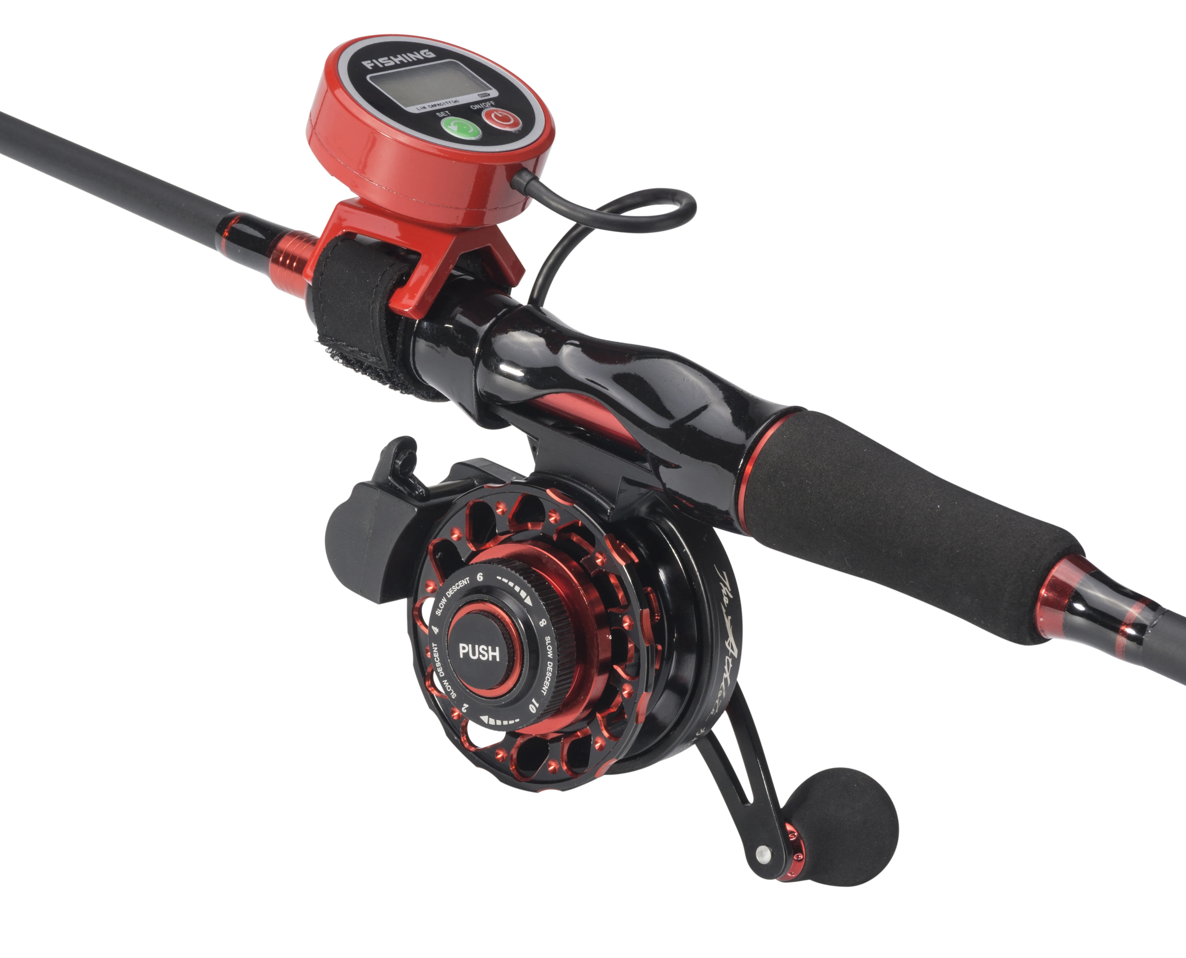 名釣会 フィッシングリール 赤黒 スピニングリール リール 2000番 バス釣り エギング ジギング 堤防釣り
