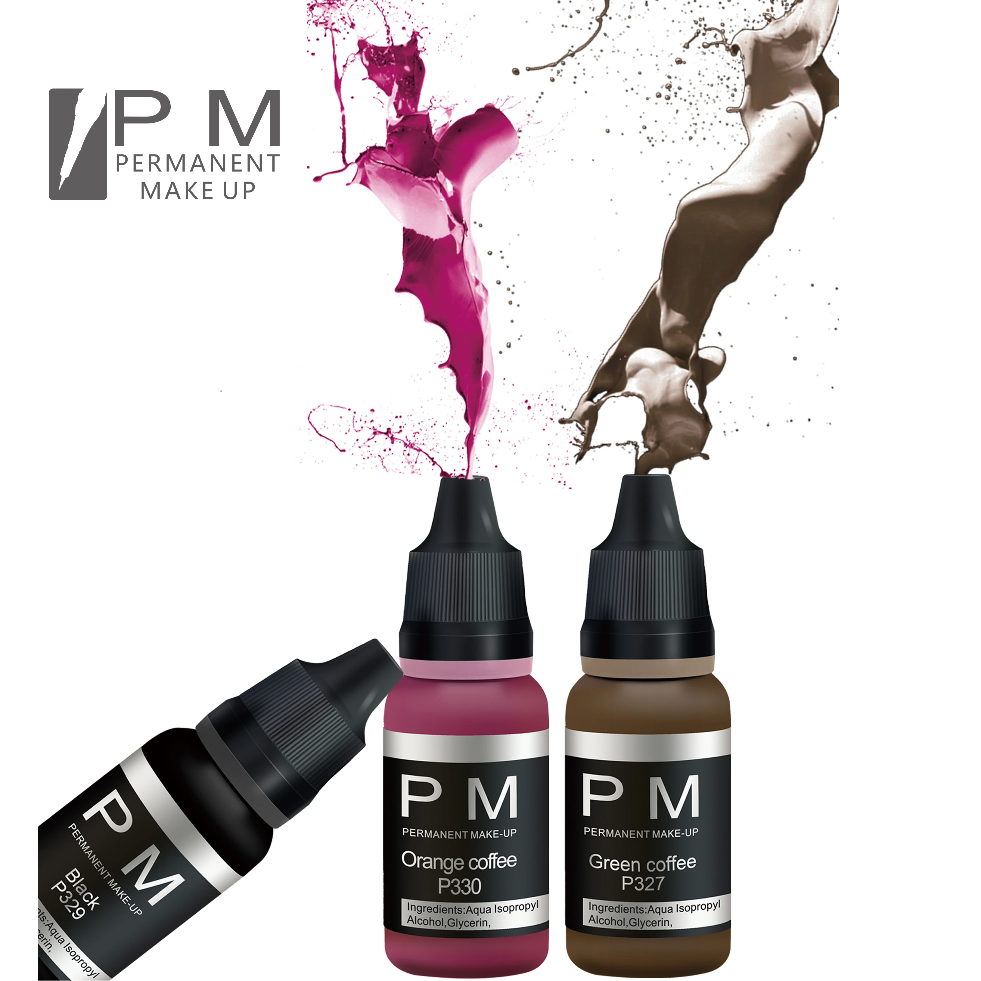 Супер Перманентная микропигментация чернил для татуажа бровей EU REACH PMU пигмент для микроблейдинга