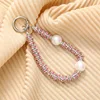 Pink Zircon Ring + 2 Pearls