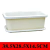 White delivery tray