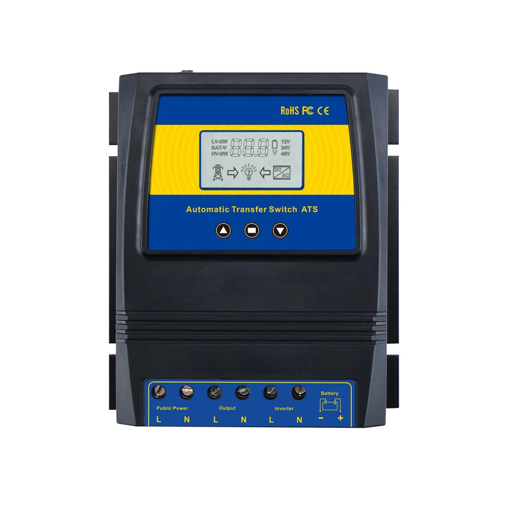 Inverter Transfer Switch Off Grid to Grid Automatic ChangeOver ATS Control ATS Relay DIY Solar Power System