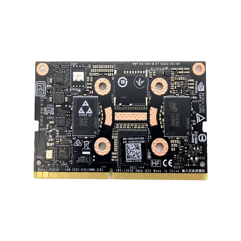 In Stock Original Embedded System Nvidia Jetson TX2 NX Module (900-13636-0010-000) High Performance AI Development Board
