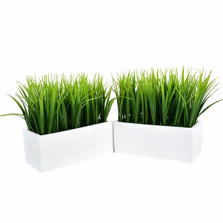Factory Directly High Quality Artificial Grass Price Fake Plastic Potted for Office Desk Garden
