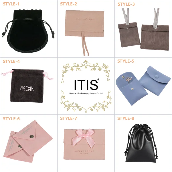 perfect jewelry gift pouches  small velvet  paper envelope bags for delicate necklaces  rings-5