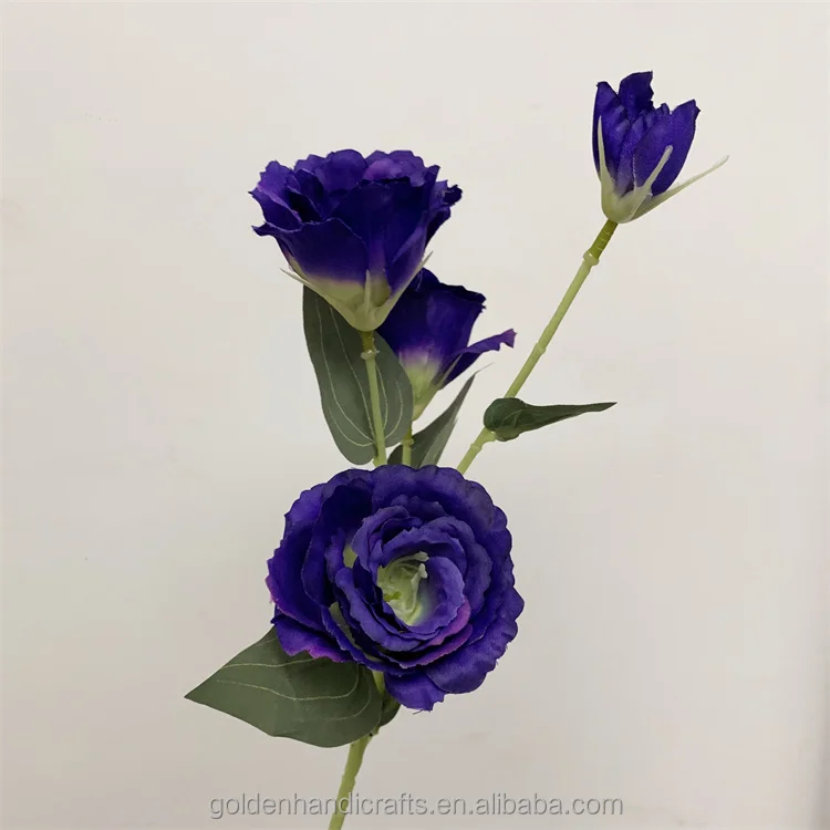 QSLH-CF284 lila knstliche Blumen 4 Kpfe Prrie Enzian knstliche  Lisianthus lose Blumen fr Blumen arrangement| Alibaba.com