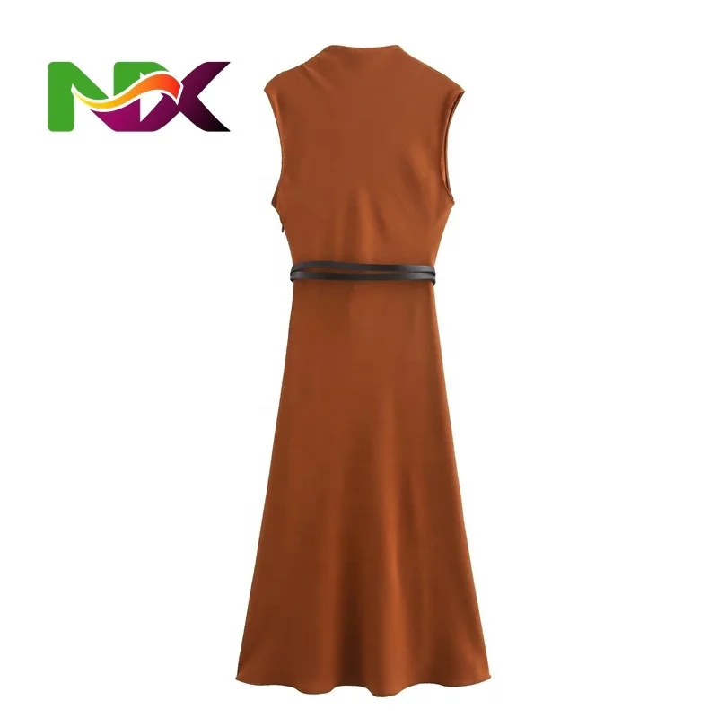 diy asymmetrical dress Long A-line Cowl Neck Satin Dress