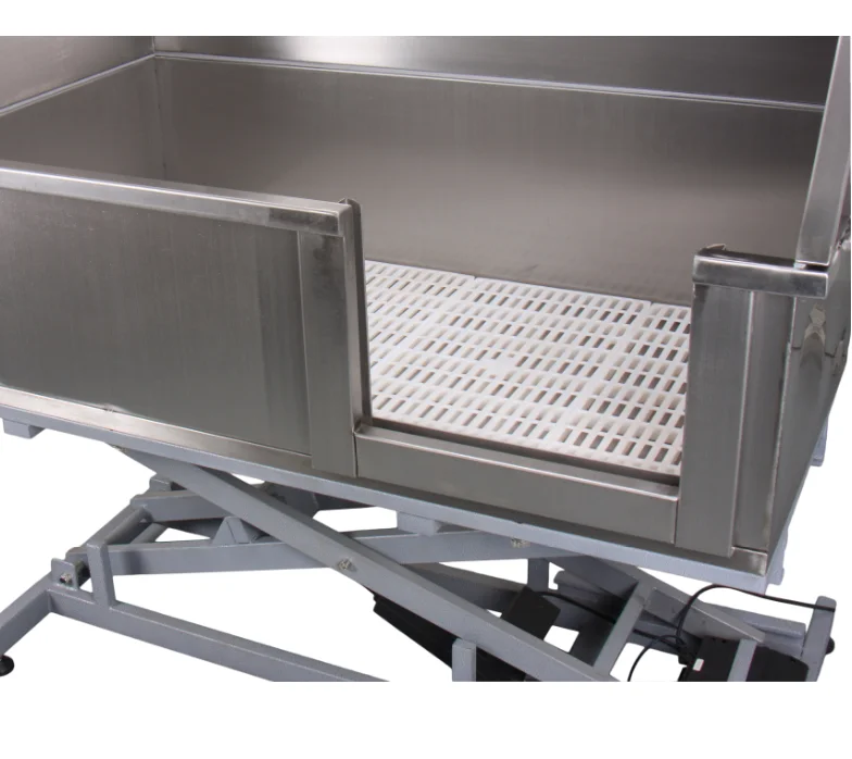 Professional groomers Best Raised Elevated Stainless Steel Pet Dog Grooming Wash Station Bath Tubs for Sale for Home - Image 2