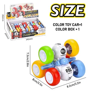 EPT New Model Friction Car Mini Stunt Car Toy 360 Degrees Rotating Climbing Vehicle Toy for Boy