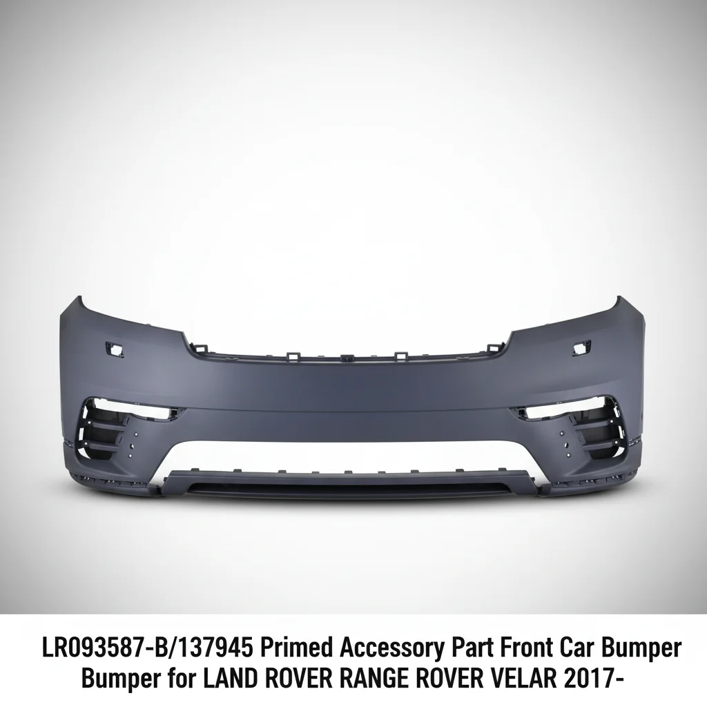 LR093587B/137945 OEM ODM Primed Accessory Plastic Car Front Bumper Replacement for LAND ROVER RANGE ROVER VELAR 2017
