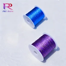 Wholesale Colorful Metallic Yarn Lurex Yarn Glitter Thread Nylon Metallic Sewing Thread Metallic Embroidery Threads