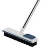 white -2-in-1 comb floor brush