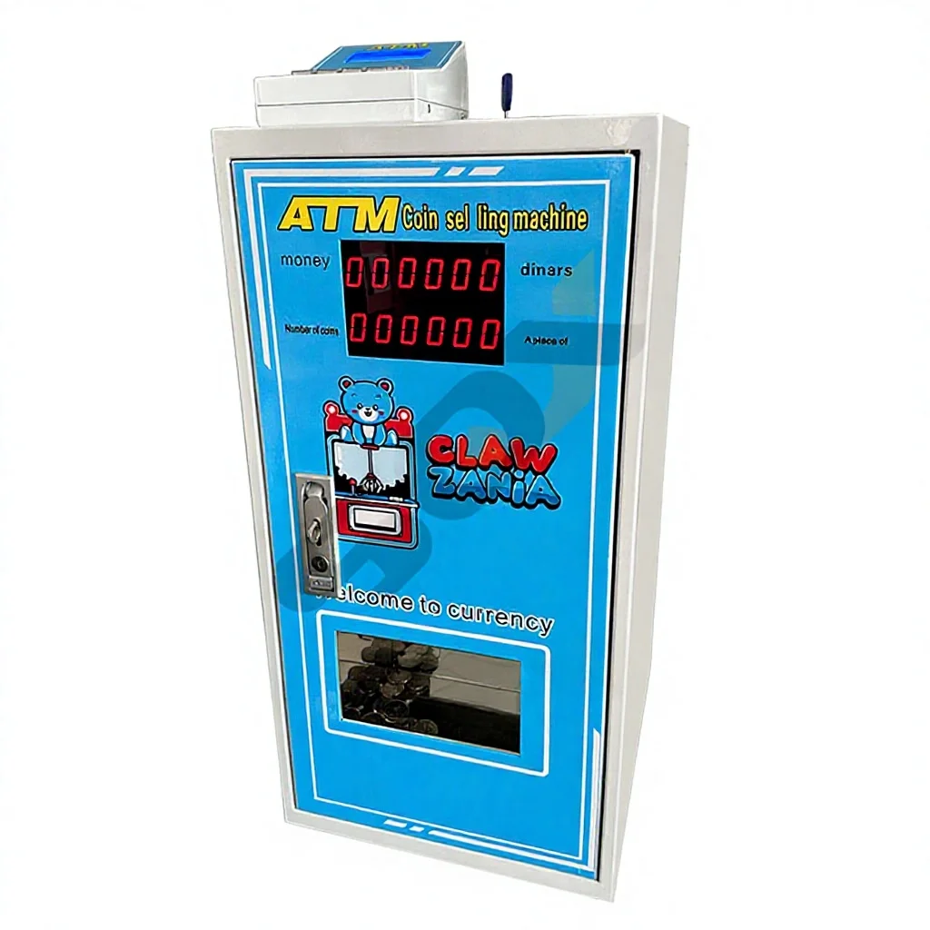 定制代币硬币兑换机迷你代币兑换机小型ATM钞票换硬币机适用于投币式游戏机