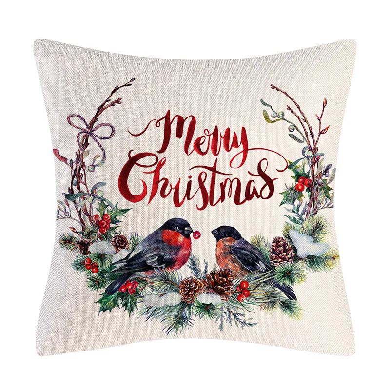 Custom Christmas Throw Pillow Covers Christmas Decorations 18x18 Inch