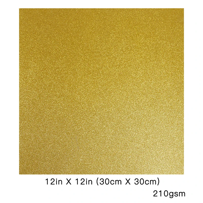 Wholesale 12x12 250gsm Colored Glossy Cardstock Paper Craft Glitter