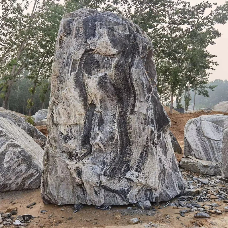 Natural Outdoor Garden Decoration Granite Landscape Rockery Stone