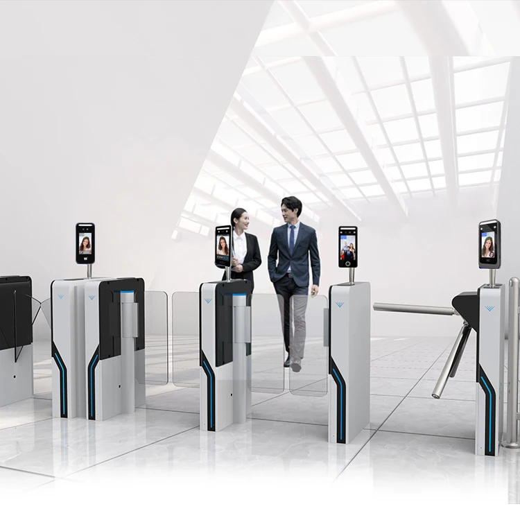 Fast Access Control Smart Hotel Remote Control Supermarket Entrance Automatic Turnstile Qr Code Reader Speed Gate for Gym