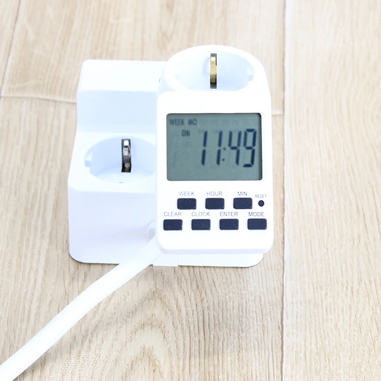 Wholesale Kitchen 24h Electric Theben 230V Plug-in Timer with Dial Extension Socket Energy Saving Commercial Use PC 15A/3500W