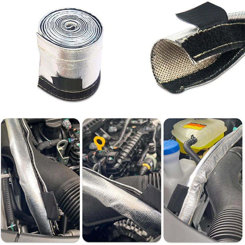 Automotive Wire High Temperature Aluminized Sleeving Heat Shield Sleeve