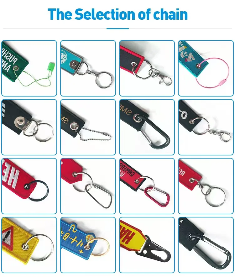 New Arrival Modern Customizable Nylon Outdoor Short Bag Lanyard Key Chain Letterpress Printed Hot Promotional Business Gifts preview 4