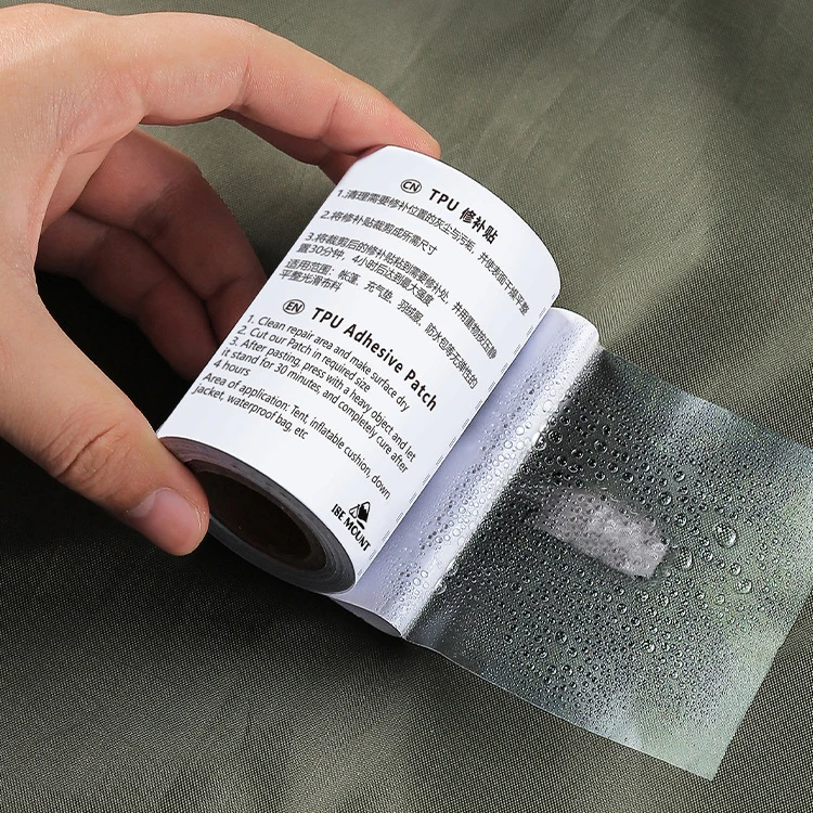 TPU ModCut Sheet Repair Patch Transparent Waterproof Self Adhesive Tape for Raincoats Patches Toys and Tent Repair
