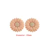 Crisantemo Focal bead Peach SA140