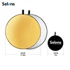 842142 - Round - No handle - 45cm - Gold + Silver