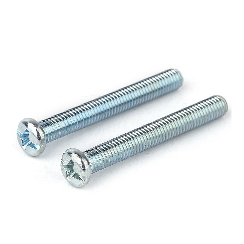 Steel Brass Aluminum Zinc Black Plain Cross Recessed Pan Head Stainless Steel Cross Bolt