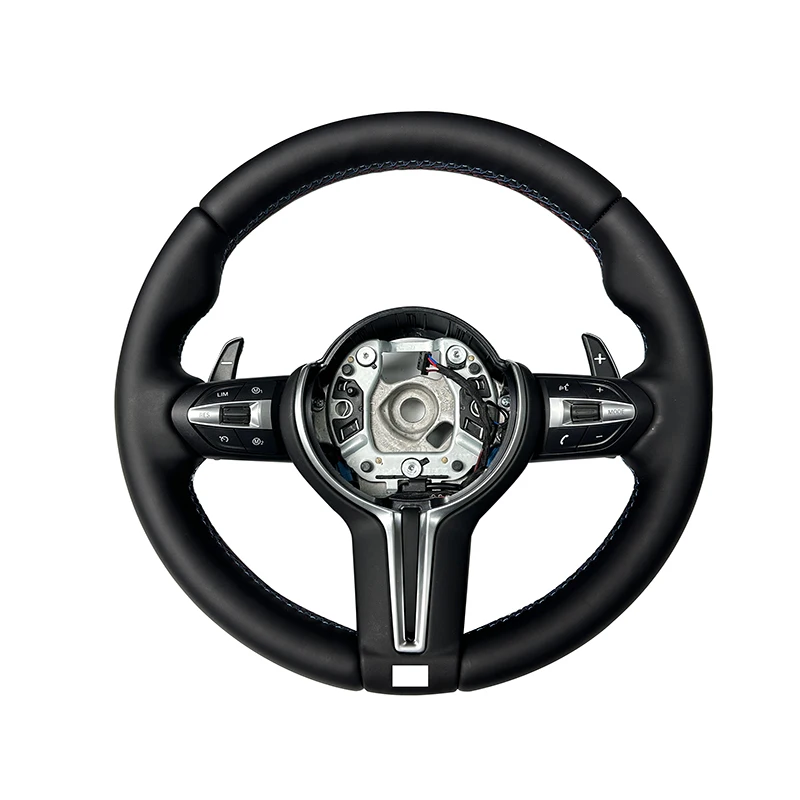 Car Body Kit Custom Leather Steering Wheel For Bmw F10 F18 3 Series 5 ...