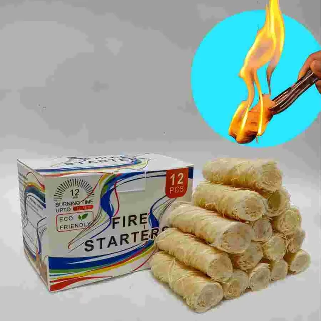 Dustproof Heat-Resistant Wood Wool Fire Starters Non-Stick Easy Cleaning Corrosion Resistance Outdoor Kitchen BBQ Accessories