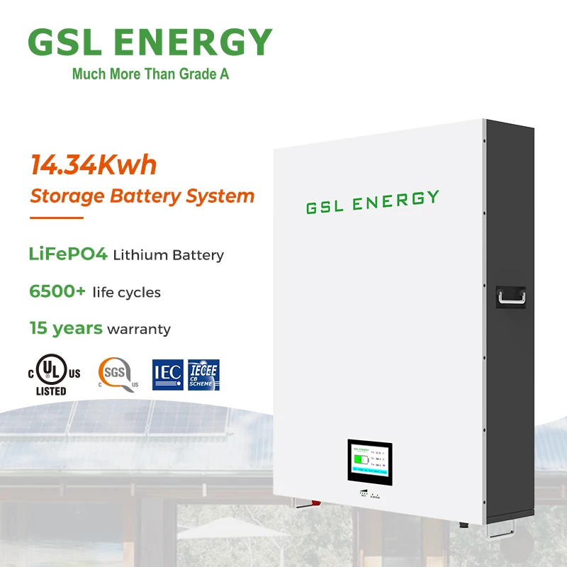 GSL ENERGY Enerji 14.34Kwh Lifepo4 48V 100Ah 200Ah 280Ah Güneş Lityum Pil 5Kwh 10Kwh 15Kwh Lityum İyon Piller powerwall