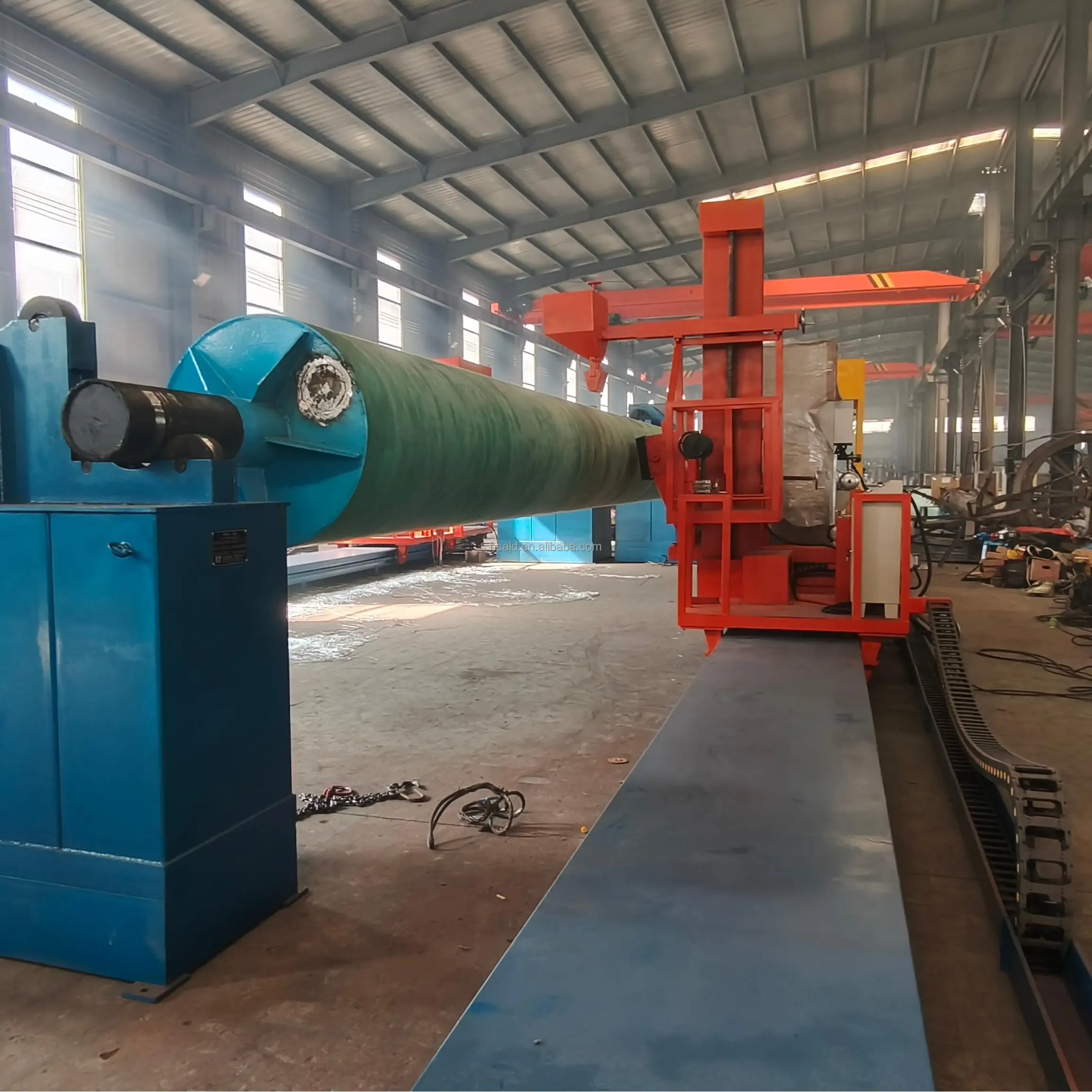 FRP Pipe Production Line Fiberglass Filament Pipe Winding Machine for Chemical Industry