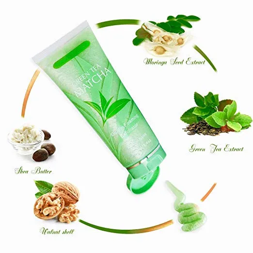 green tea foaming face wash