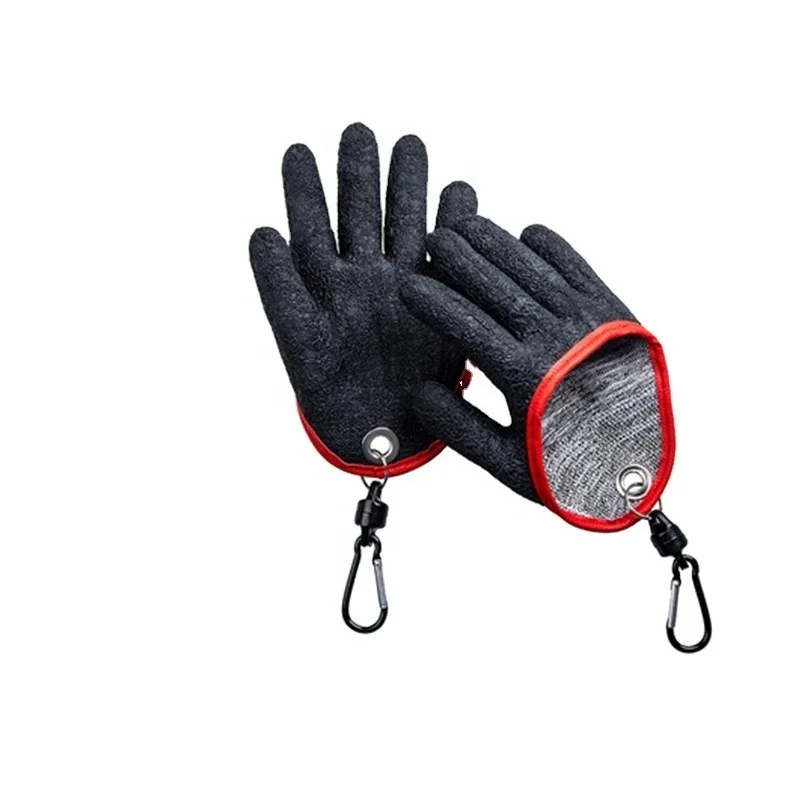 Latex Catch Fish Anti Slip Waterproof Gloves Fishman Outdoor Fishing