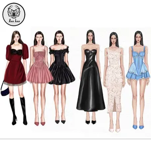 China Manufacturers Side Slit Long Sleeve Breathable Clothes Women Sequin Summer Casual Dresses