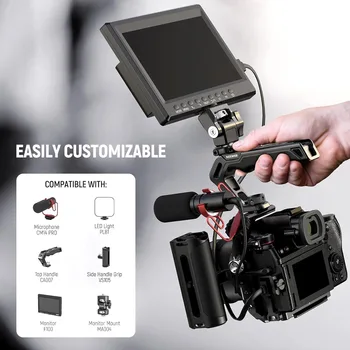 Cheap Price NEEWER Video Camera Cage Stabilizer Metal Video Rig Half Cage for S5 II/S5 II X G9 II product image