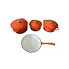 Naranja- juego de 4 piezas