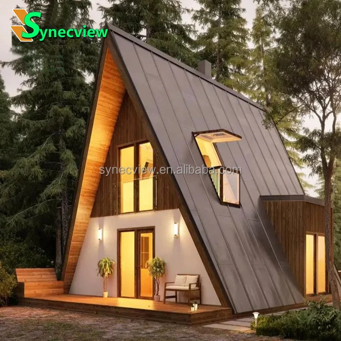40ft 2 Floor Sleeping Cabin Latvia Prefab Beach House Prefab Living ...