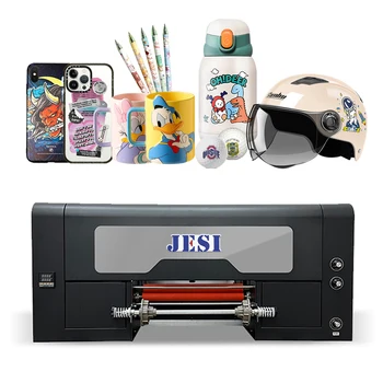 Cheapest Roll to Roll UV DTF Printing Printer Wholesale Price 2 in 1 Combo Set UV DTF Printer