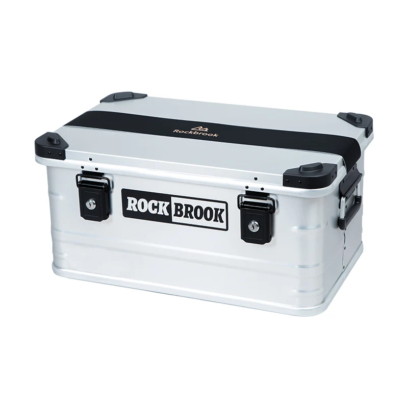 N13 50L Weatherproof Portable Aluminium Motorcycle Storage Box for